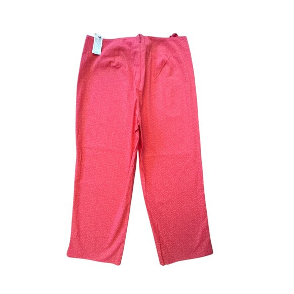 DKNY Womens Pink Capri Pants Size 6 Cotton Spandex NWT - Picture 4 of 4